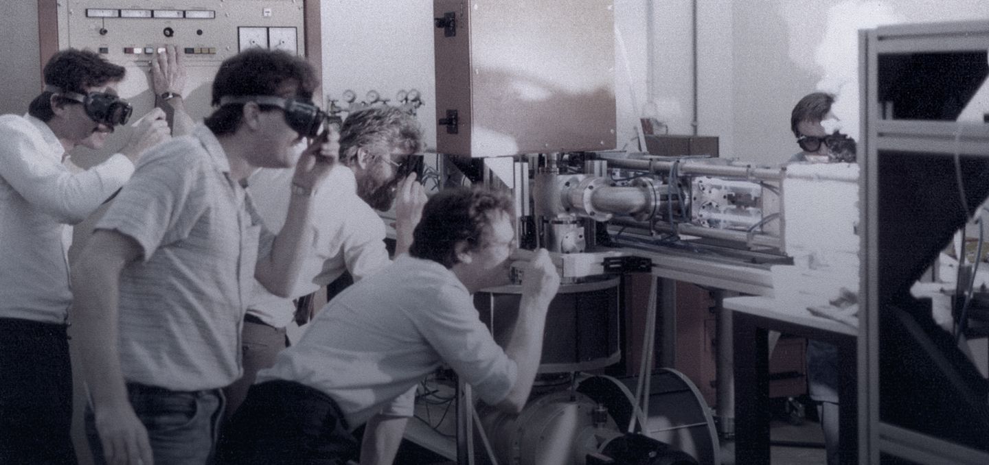 Laserentwicklung in den 1980er Jahren