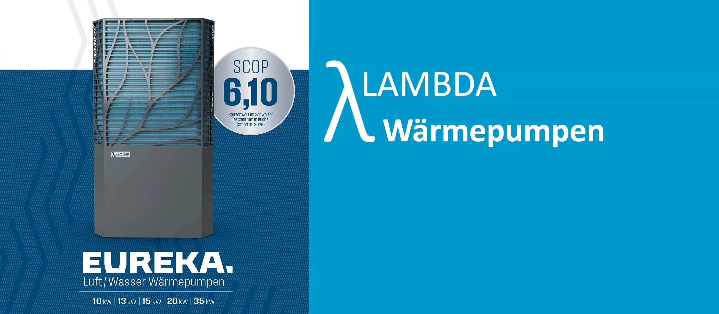 Produktübersicht mit SCOP-Werten