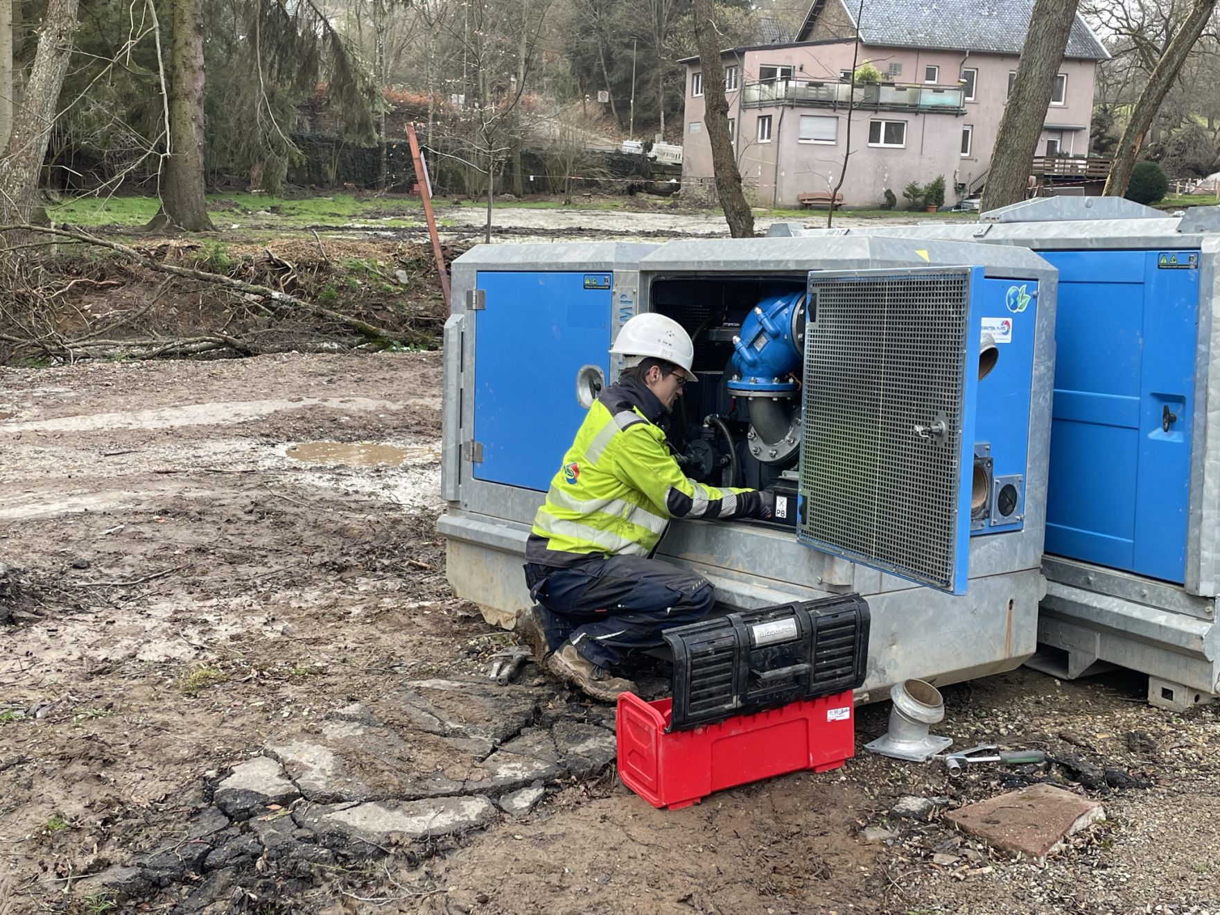 Service an BBA-Vakuumanlage BA100