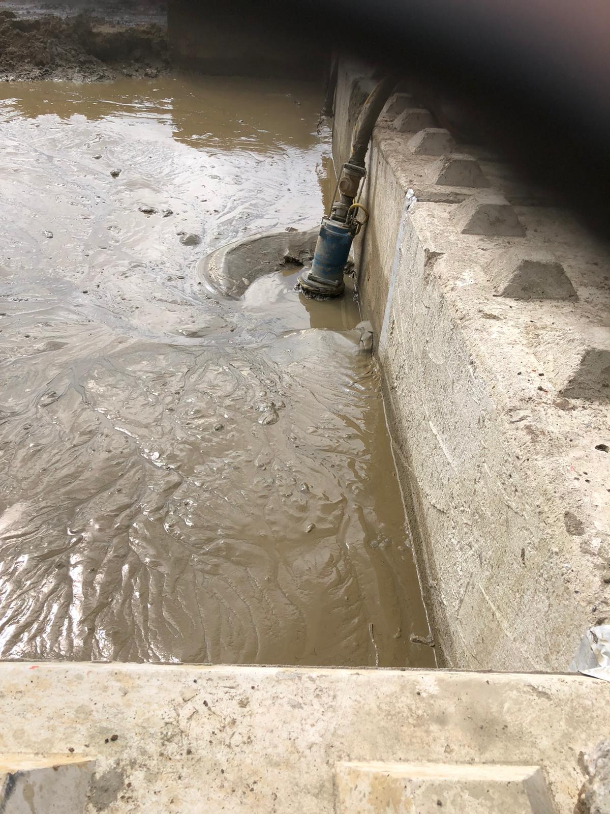 Schlammaufbereitung A40-Brücke