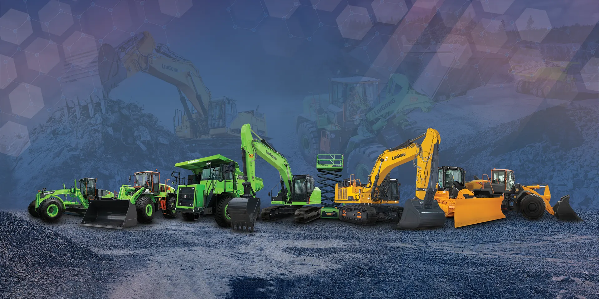 LiuGong Maschinen auf der bauma