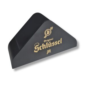 Bierdeckel-Ständer mit Schlüssel-Logo (Schlüssel-Lädchen)