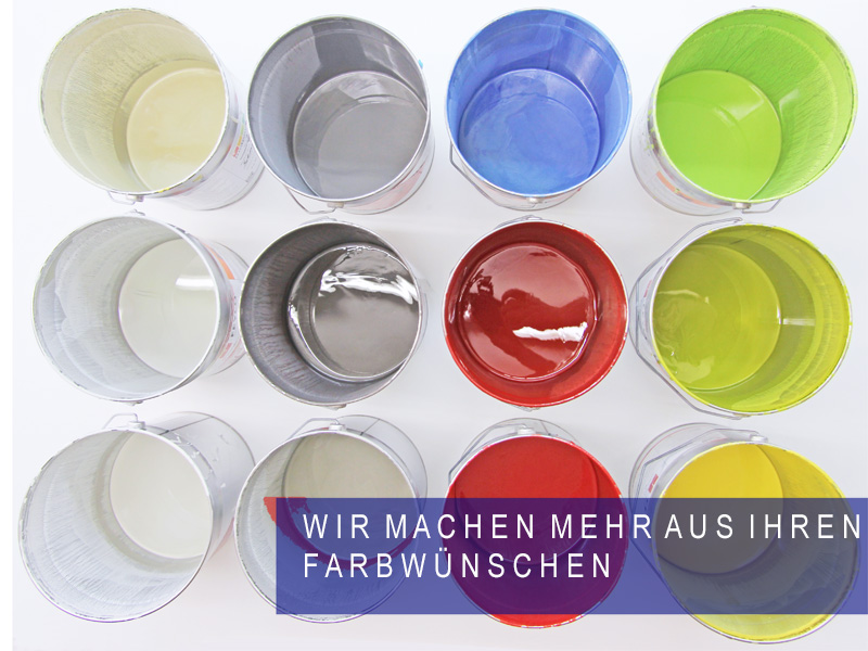 Farbauswahl für Oberflächenbehandlung
