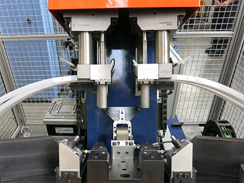 Press-fitting of rivet nuts