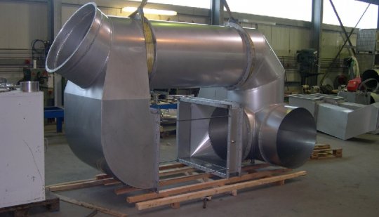 Kessel Abluftleitung (Lohnfertigung)