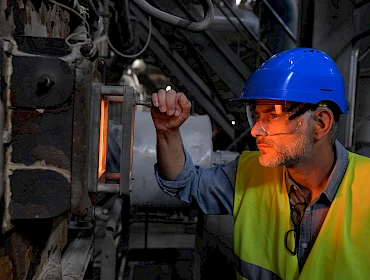 Testing work on industrial gas systems