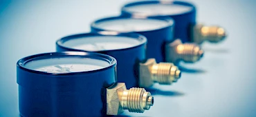 Gas valves and components