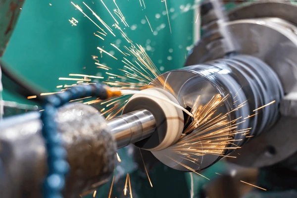 Surface finishing of a metal part