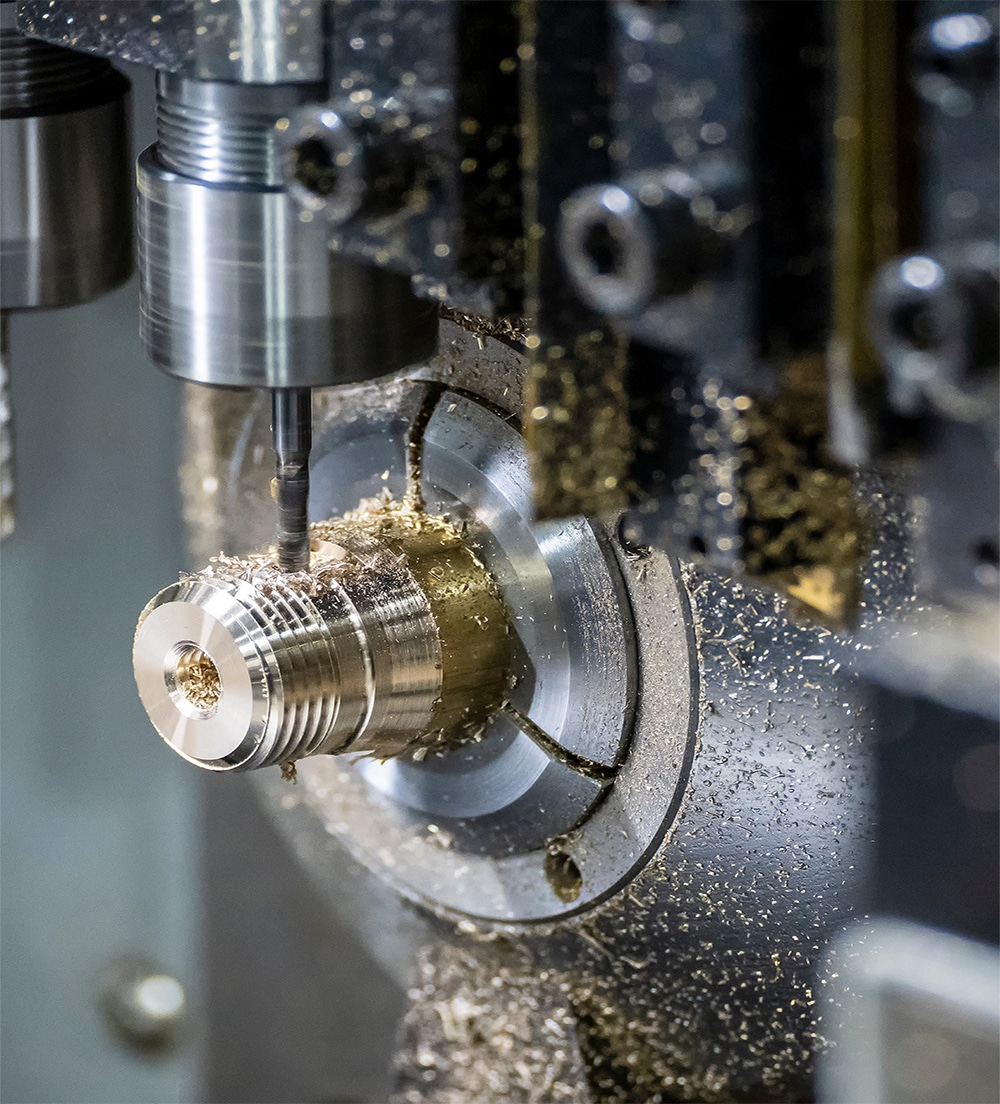 Turning on a CNC lathe