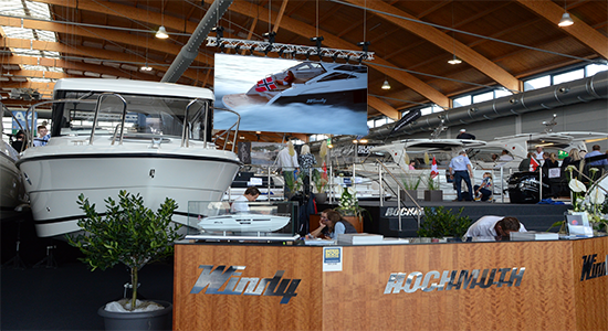 LED Indoor mieten an der Interboot Friedrichshafen