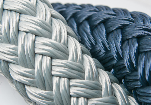 Geflochtenes Tauwerk aus Polypropylen und Polyester