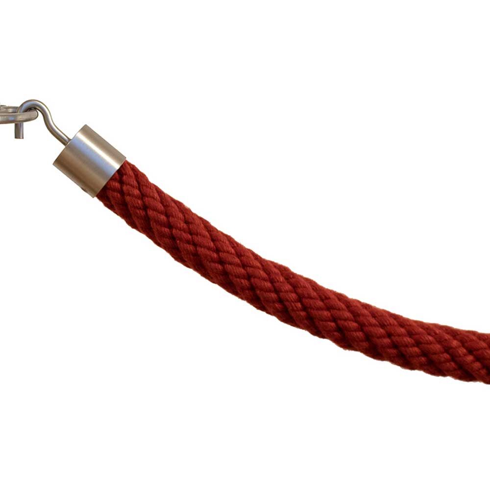 Absperrseil mit Haken, 30 mm Acryl-Tauwerk