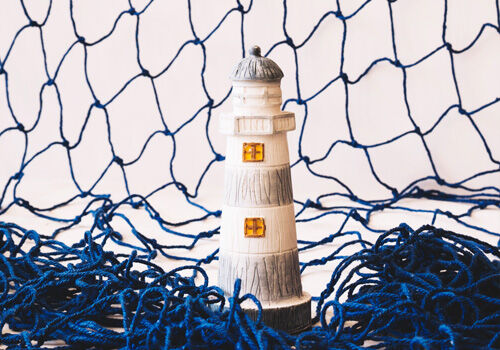 Netz im maritimen Stil (Dekoration)