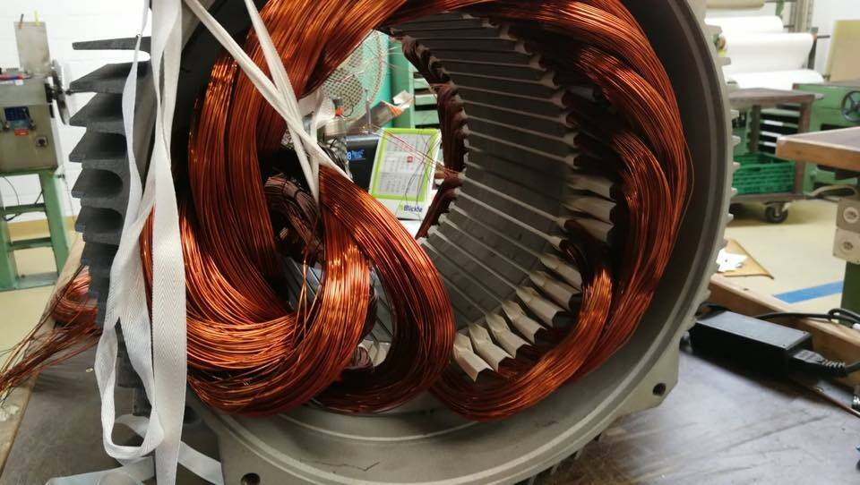 Neugewickelter 37-kW-Motor