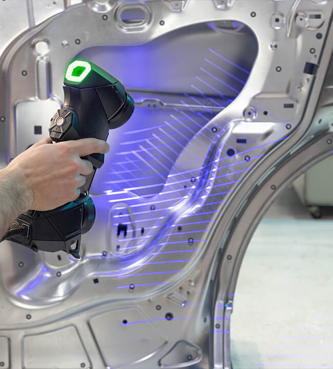 3D-Mesung eines Bremssystems mit HandySCAN 3D