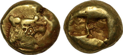 Lydischer EL Trite, ca. 600–560 v. Chr.