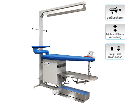 Saug- und Blasbügeltisch FME III