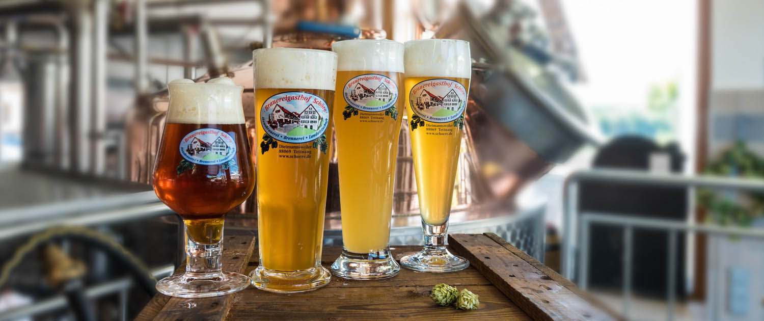 Bier aus der Hausbrauerei