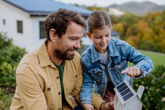 Planung einer Photovoltaikanlage am Modellhaus