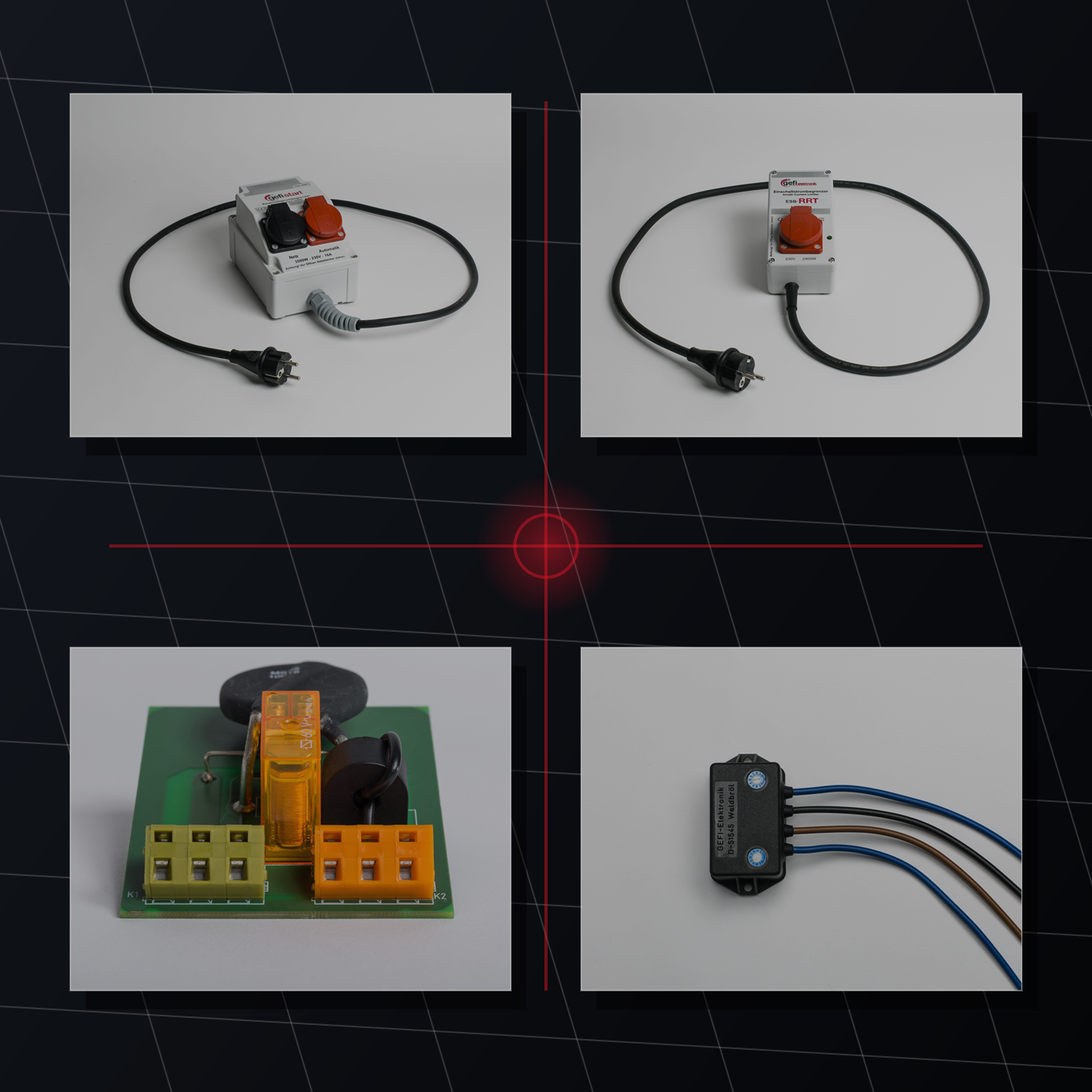 Technisches Produktvisual für Strombegrenzung und Drehzahlregelung