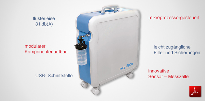 oxy 6000-5 Sauerstoffkonzentrator