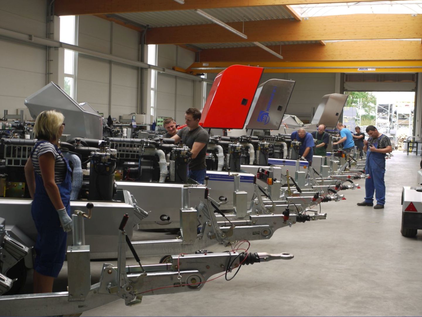 Fertigung von Maschinenbauteilen