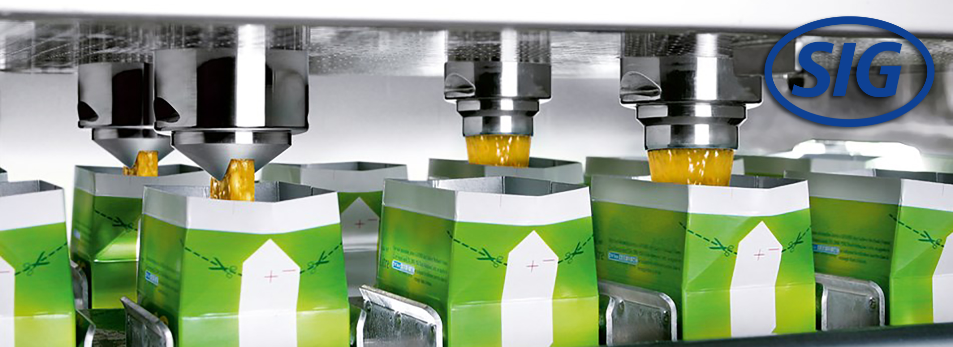 Maschinenbauteile für SIG Verpackungs- und Füllmaschinen