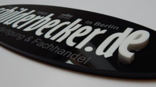 Produktbeispiel Beschilderung