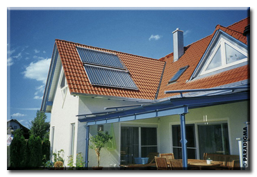 Solarthermie-Anlage (AquaPaket mit Vakuum-Röhrenkollektoren)
