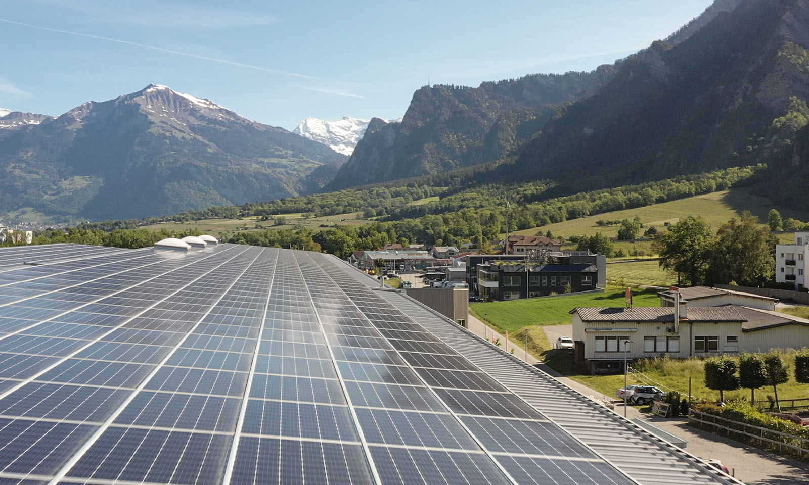 Solardach der Filiale