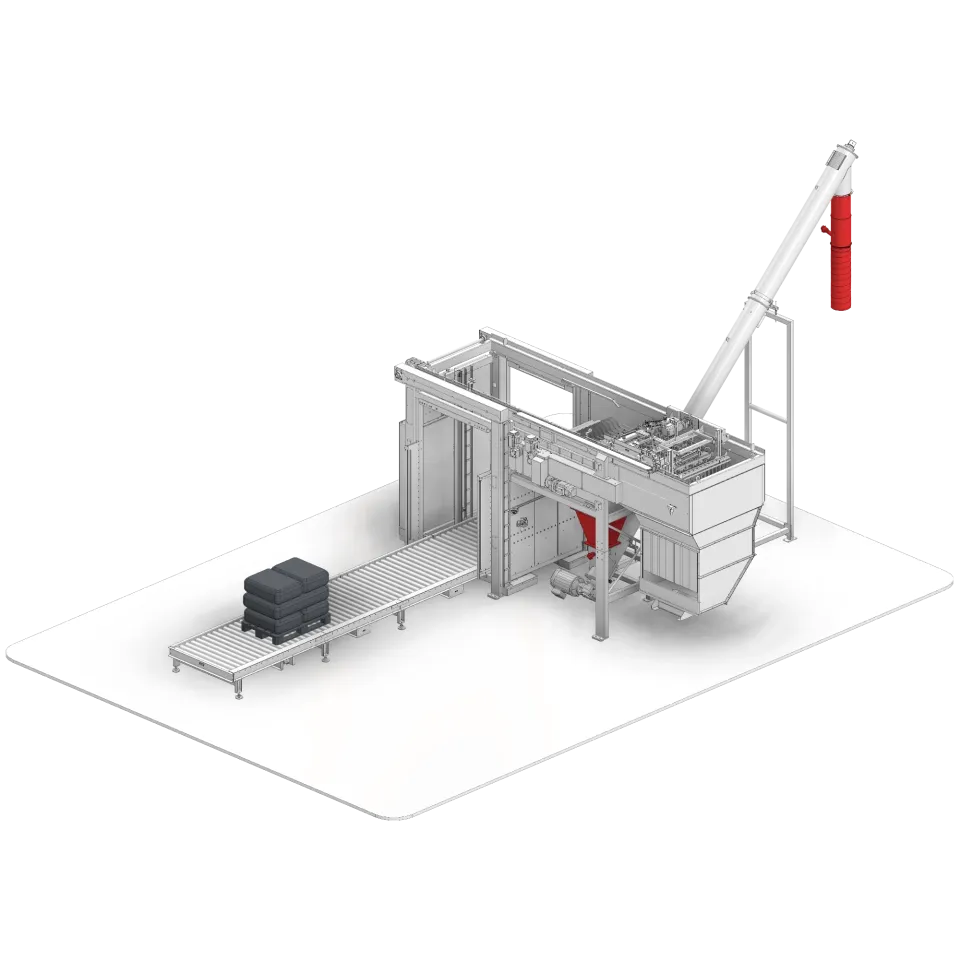 Sackentleerstation