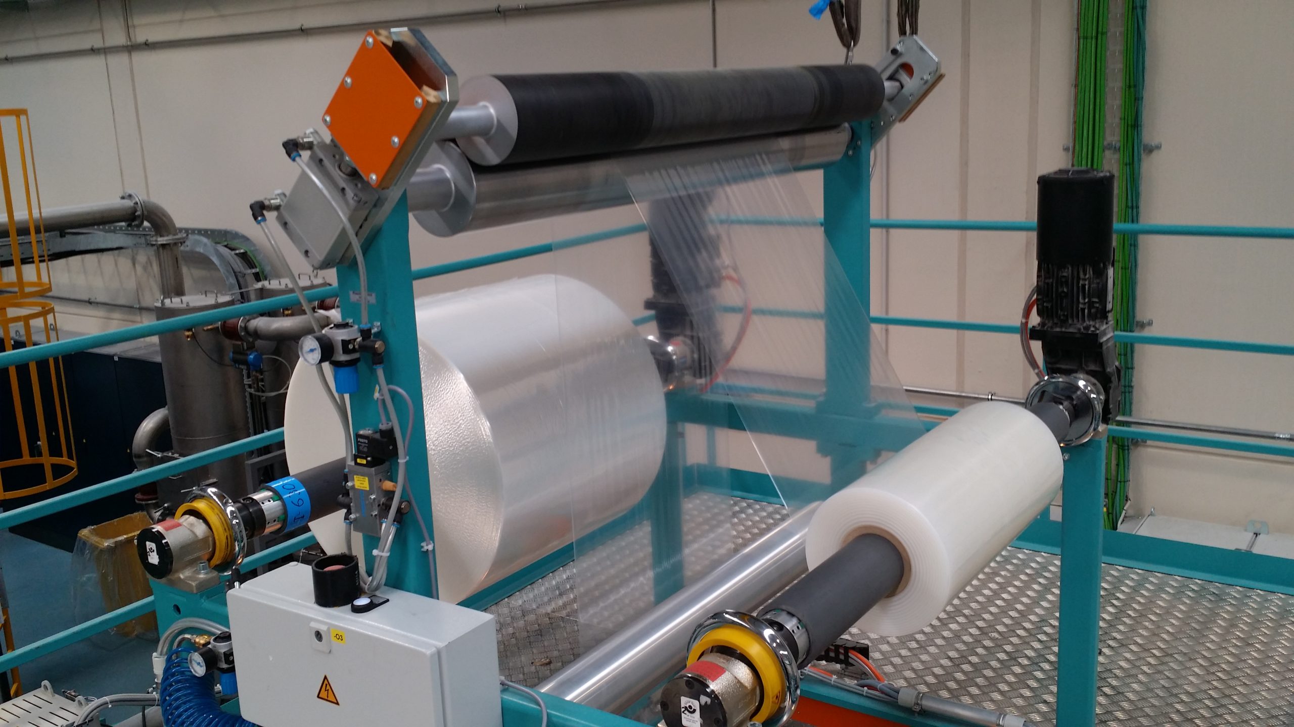 Extrusionsbeschichtungs- und Laminieranlage