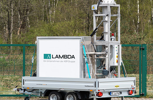 Mobile gas extraction system GFCS