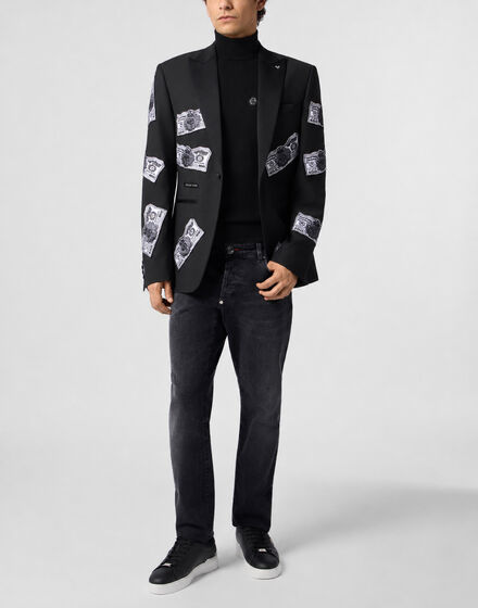 Blazer Plein Dollars Strass