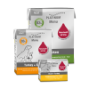 Wet dog food made by meat juice cooking