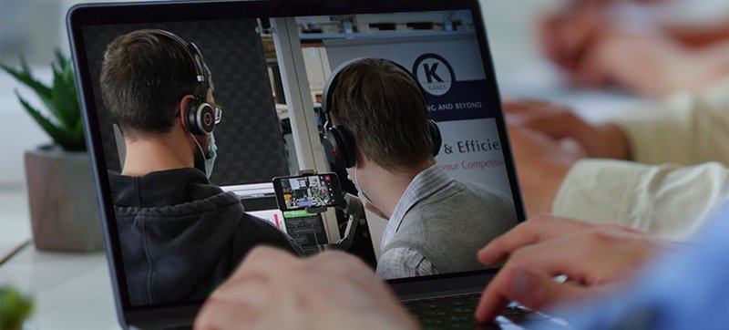 Live-Demo einer Maschine
