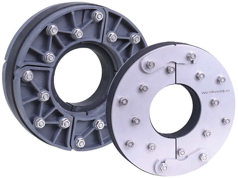 Double-flange pipes
