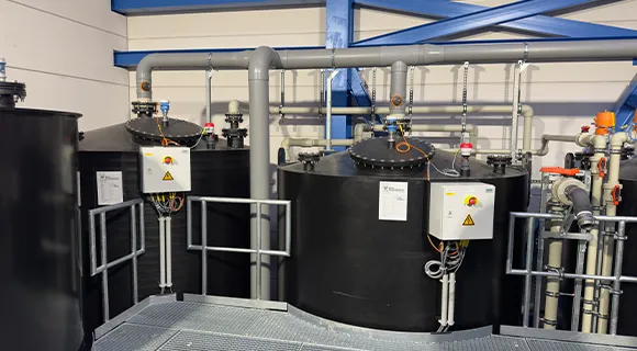 Abwasserbehandlungsanlage (chemisch-physikalische Chargenaufbereitung)