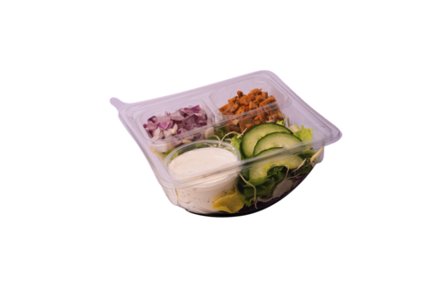 Salatschale mit Sättigungsbeilage