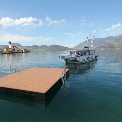 Transport Bade-Floss zum Lido Luzern