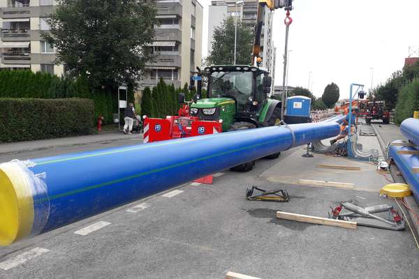 Einbau Anergieleitung Luzern