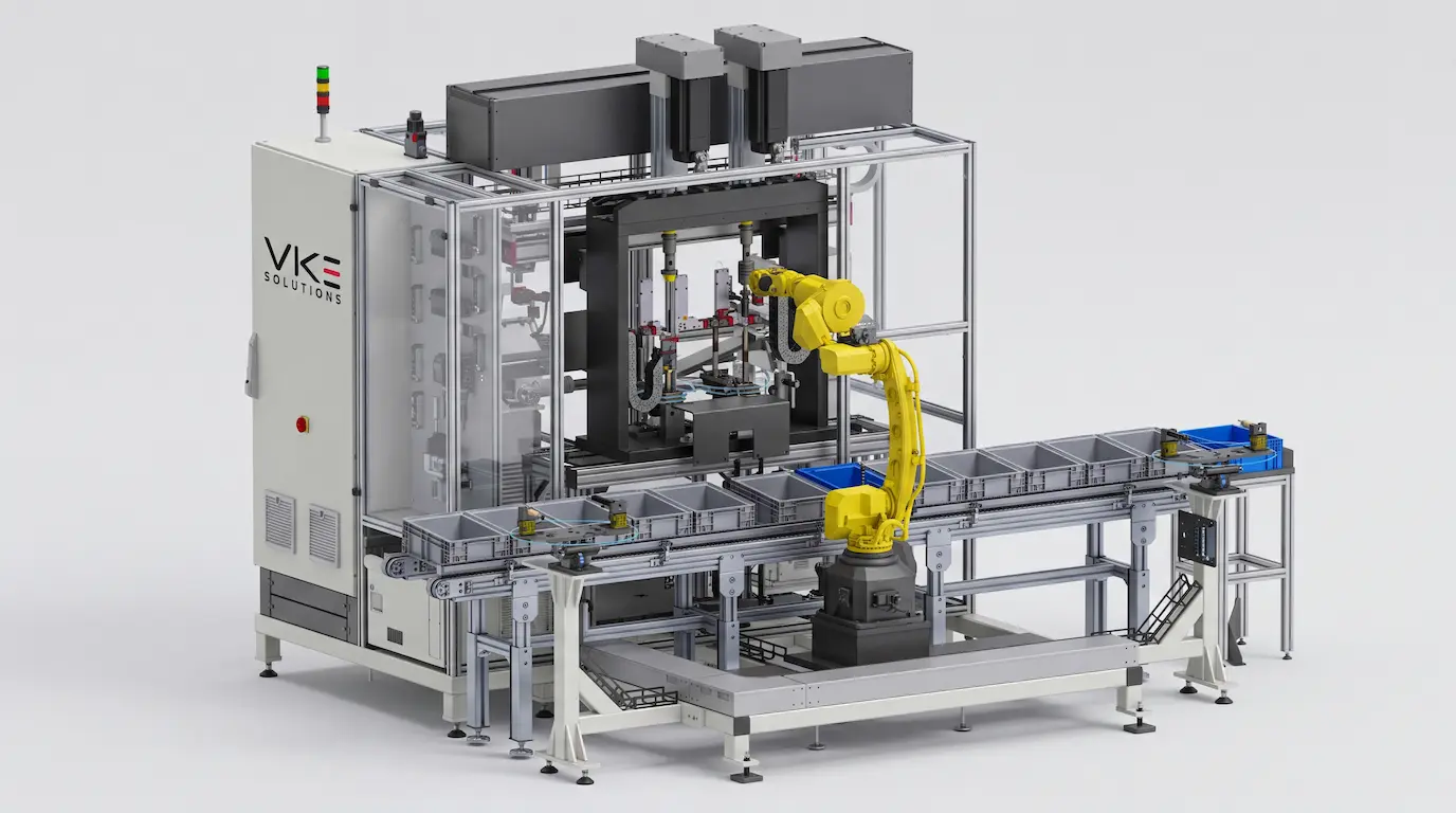 Verkettete Sondermaschine