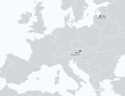 Standorte Wien und Riga
