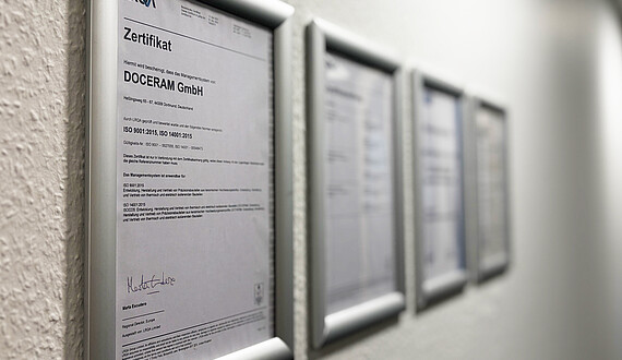 Certifications of the MOESCHTER Group