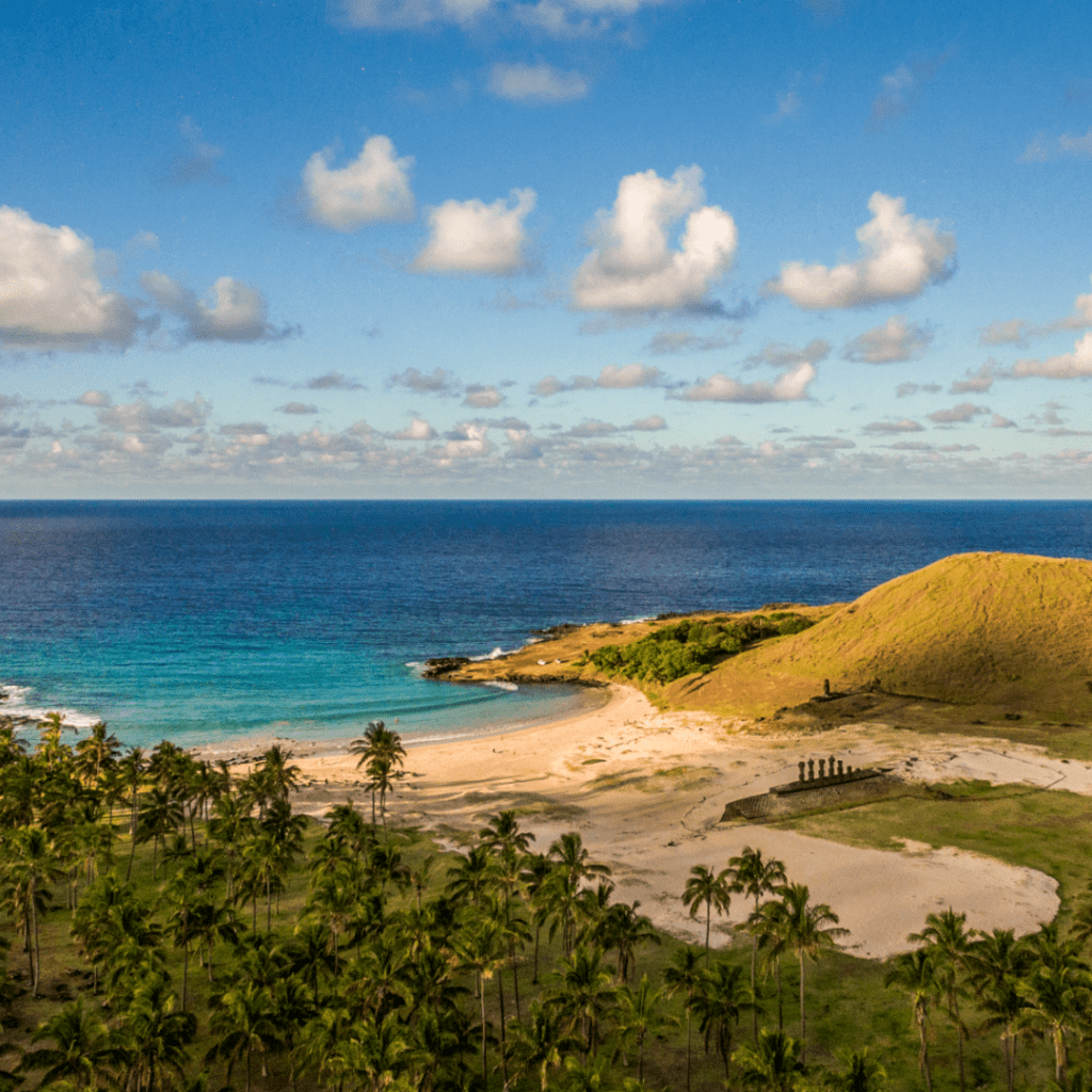 Anakena-Strand auf Rapa Nui, Namensgeber der Marke