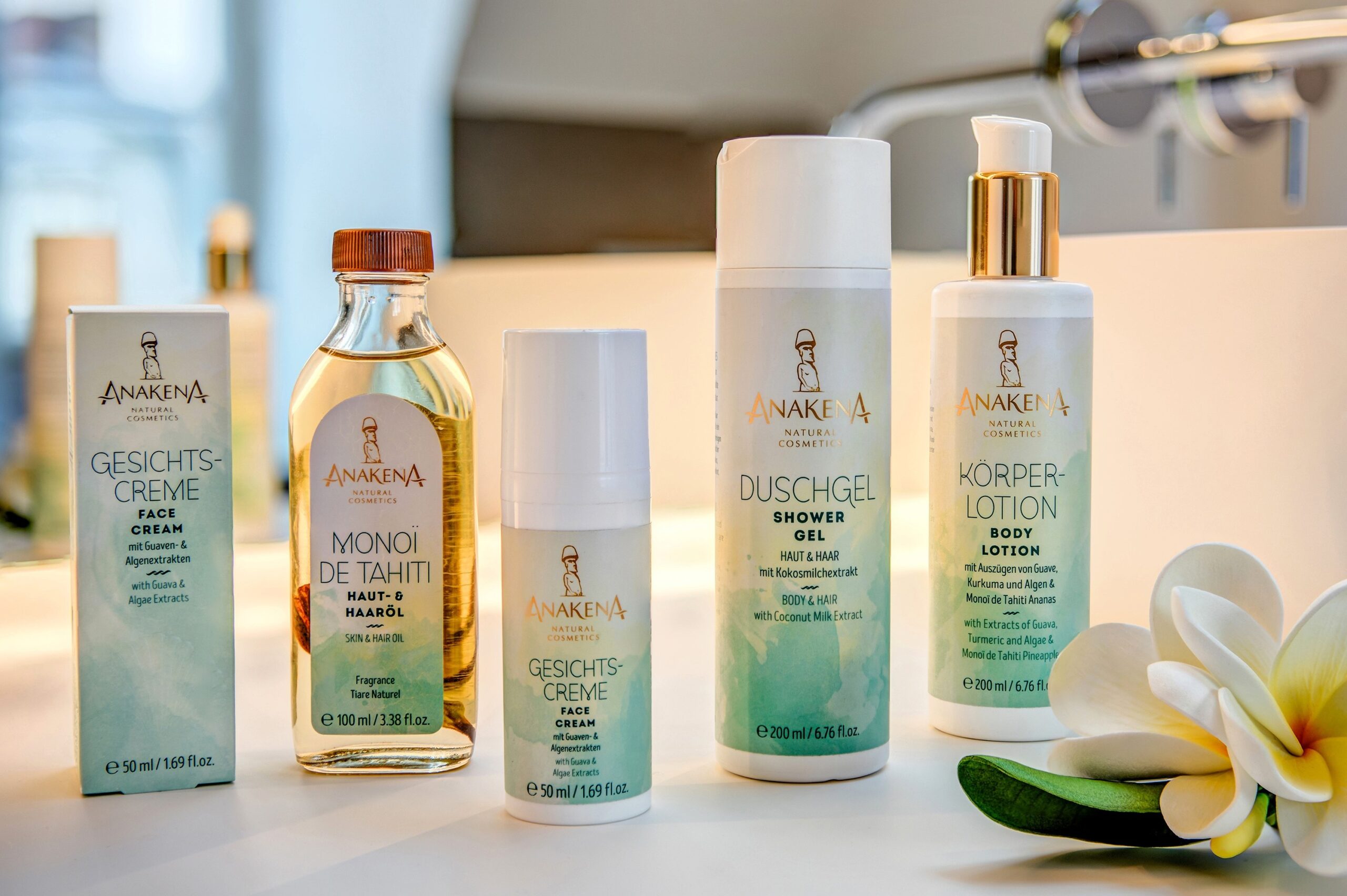 Pflegeserie von Anakena – Natural Cosmetics