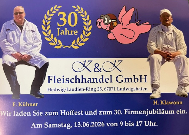 30 Jahre K&K Fleischhandel