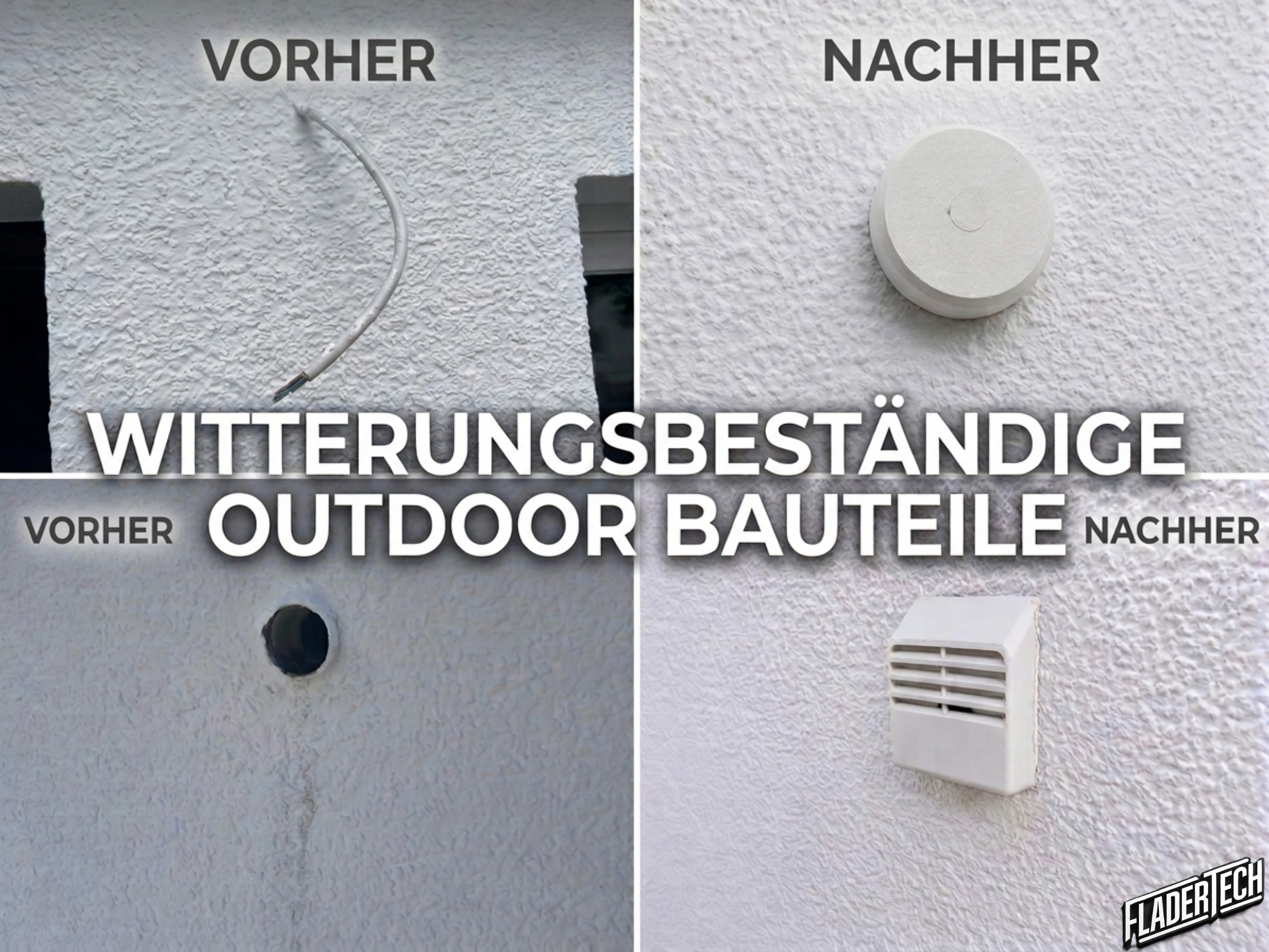 Wetterfeste Außenbauteile aus ASA
