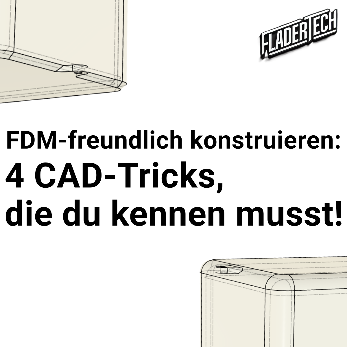 FDM-Druckteile nach CAD-Vorlage