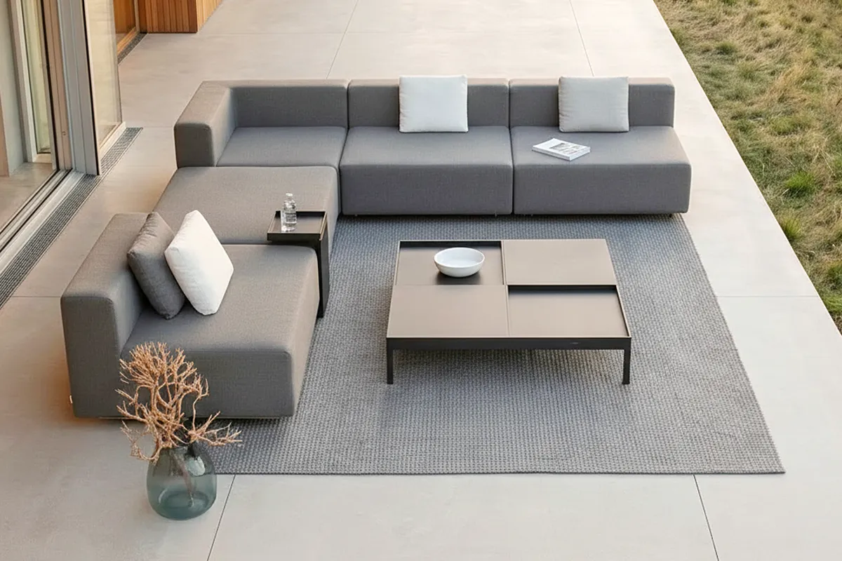 LOOP Terrassenmöbel als Loungeset